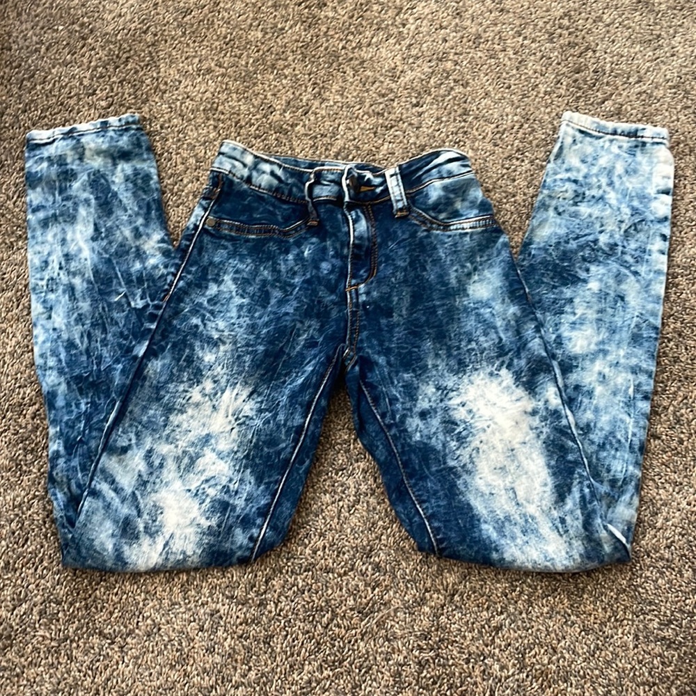 Joes Acid Wash Stretchy Skinny Jeans